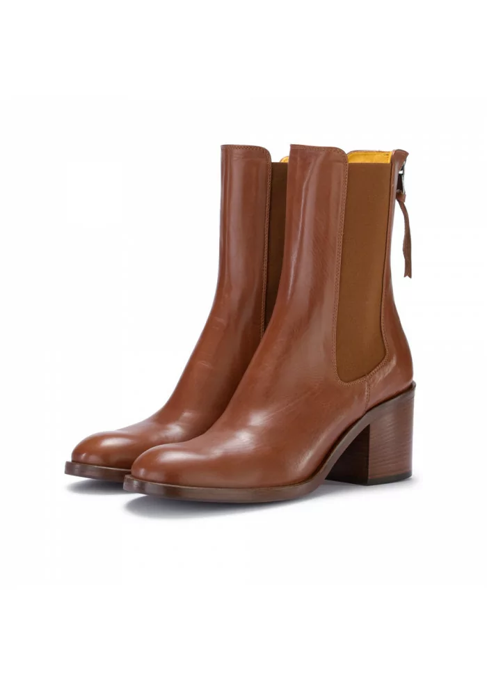 heel boots mara bini guanto cuoio brown