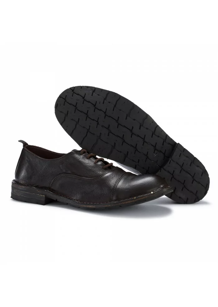 mens lace up shoes manufatto toscano vinci brown