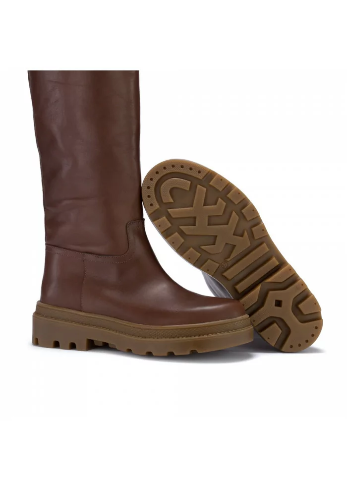 womens boots sofia len nut brown