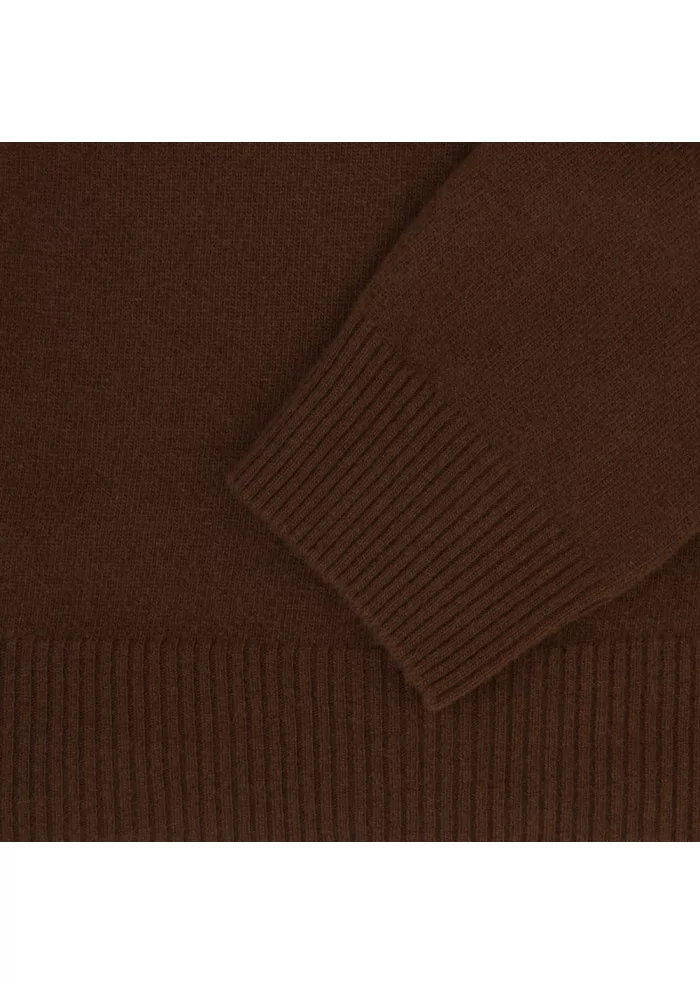 mens sweater daniele fiesoli brown