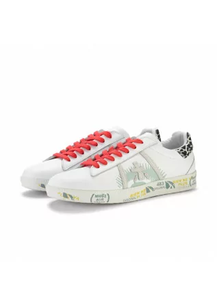womens sneakers premiata andyd white red