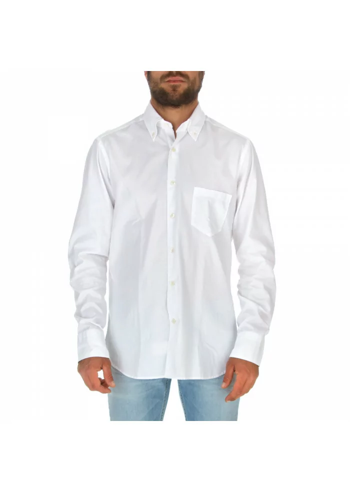 mens shirt tintoria mattei 954 white
