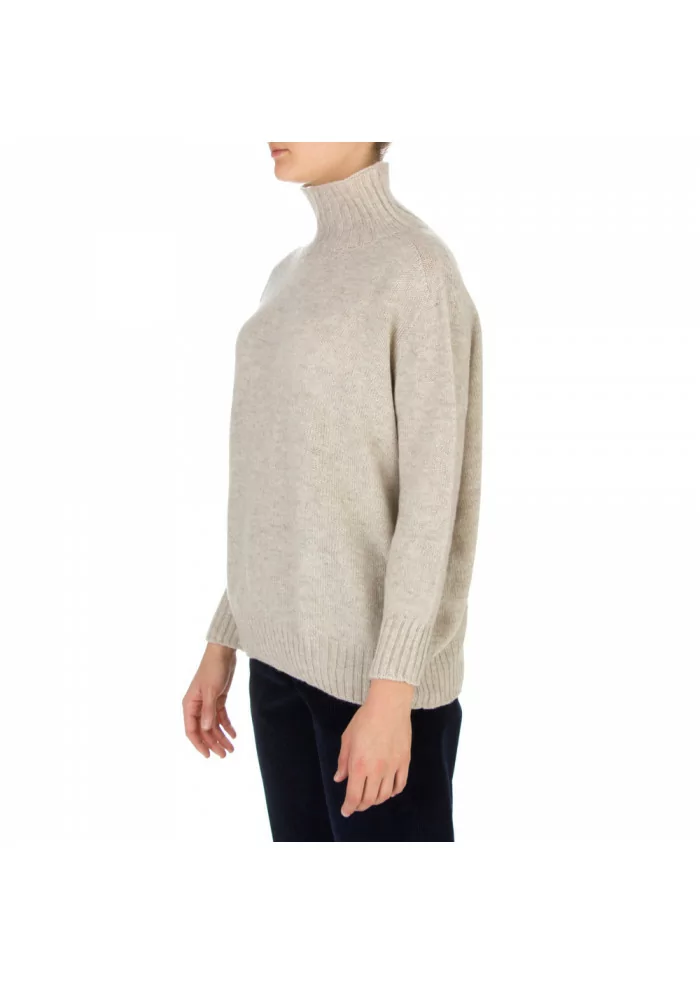 womens sweater riviera cashmere lupetto beige