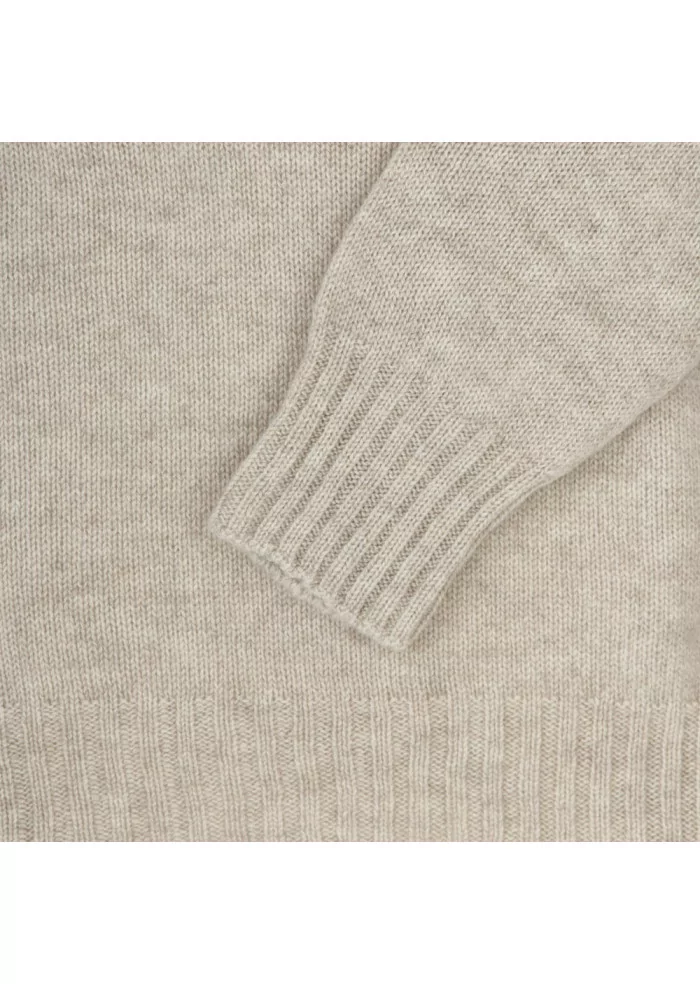 womens sweater riviera cashmere lupetto beige