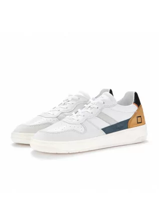 mens sneakers date court 2 0 colored white mustard