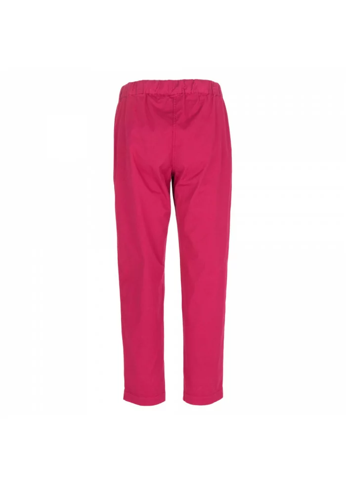 pantaloni donna semicouture rosa fucsia