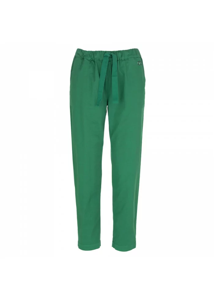 women's trousers semicouture green