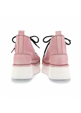 WOMEN'S ANKLE BOOTS BNG REAL SHOES | "LA CIPRIA BLACK" PINK