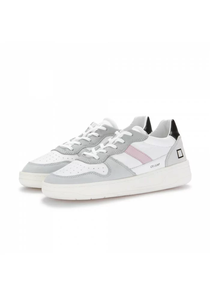 sneakers donna date court jump bianco grigio