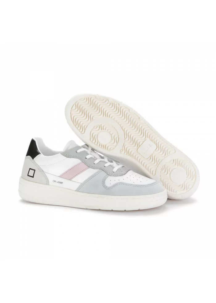 sneakers donna date court jump bianco grigio