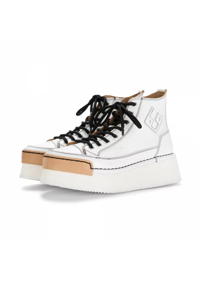 sneakers donna bng real shoes la perla black bianco