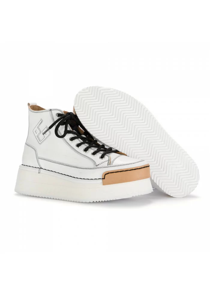 sneakers donna bng real shoes la perla black bianco