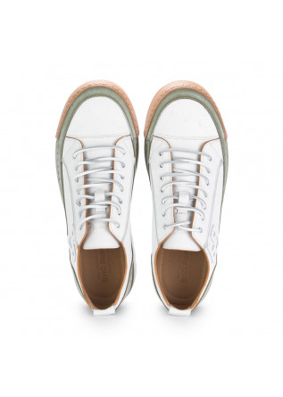 SNEAKERS UOMO BNG REAL SHOES | "LA SALVIA" BIANCO VERDE
