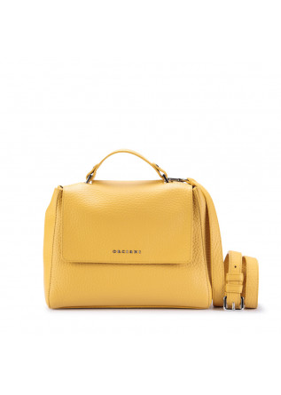 womens handbag orciani sveva soft yellow