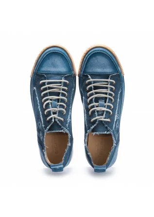 SNEAKERS UOMO BNG REAL SHOES | "LA JEANS" CANVAS BLU