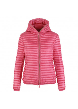 womens puffer jacket save the duck alexis pink