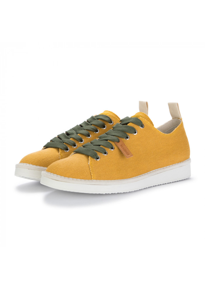 DERNA | MEN'S SNEAKERS PANCHIC | YELLOW GREEN MADE IN ITALY MEN'S SNEAKERS PANCHIC | YELLOW GREEN MADE IN ITALY