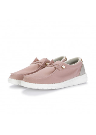 womens flat shoes hey dude wendy adv pink