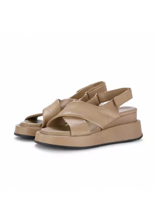 womens sandals mjus light brown
