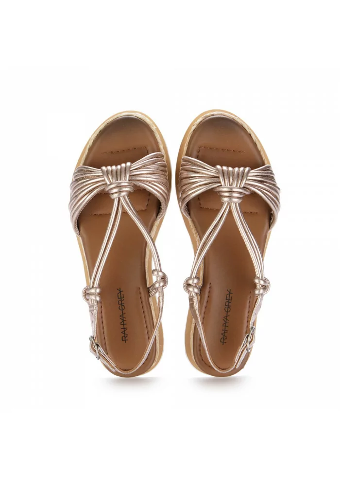 womens sandals rahya grey diletta metallic brown