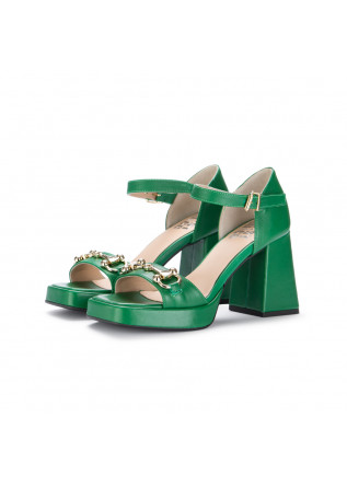 womens heel sandals juice vitello green