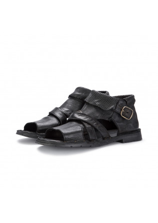 womens sandals manufatto toscano vinci bufalo black