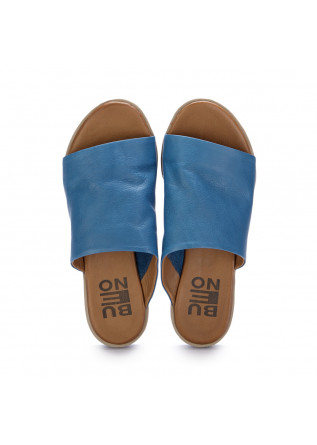 WOMEN'S SABOT BUENO | WQ2009 BLUE UNLINED LEATHER