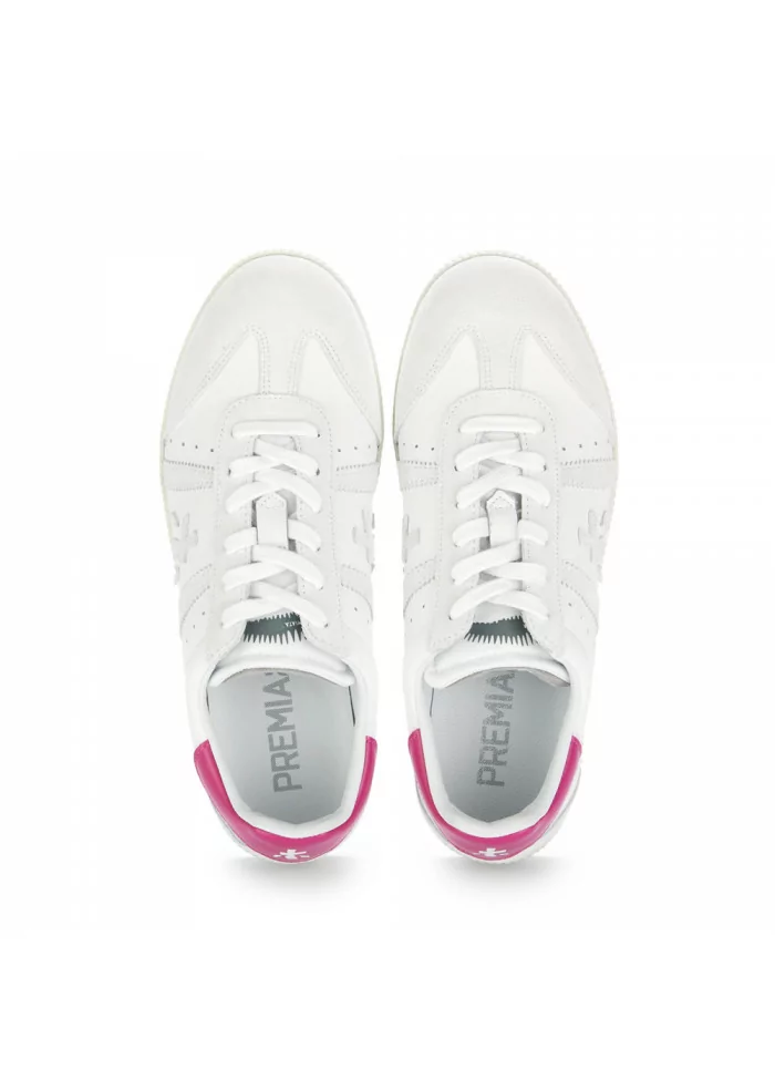 sneakers donna premiata bonnied bianco rosa