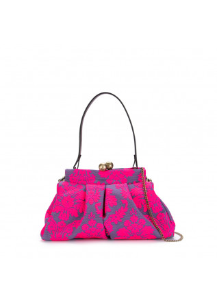 handbag le daf barocco fluo pink purple