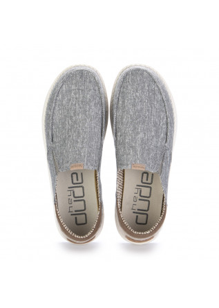 MEN'S FLAT SHOES HEY DUDE SHOES | THAD RIVIERA GRAY