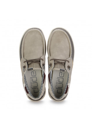 MEN'S FLAT SHOES HEY DUDE SHOES | WELSH BLUE LEATHER