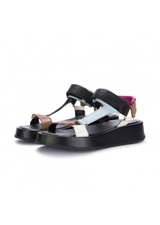 womens sandals mjus black multicolor