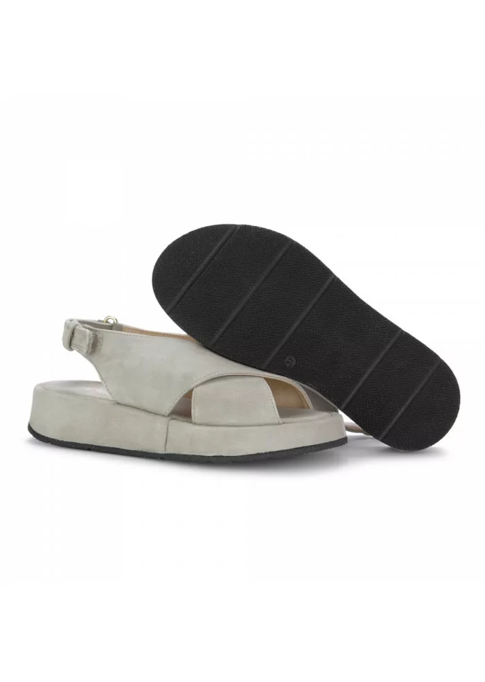 womens platform sandals mjus grey suede