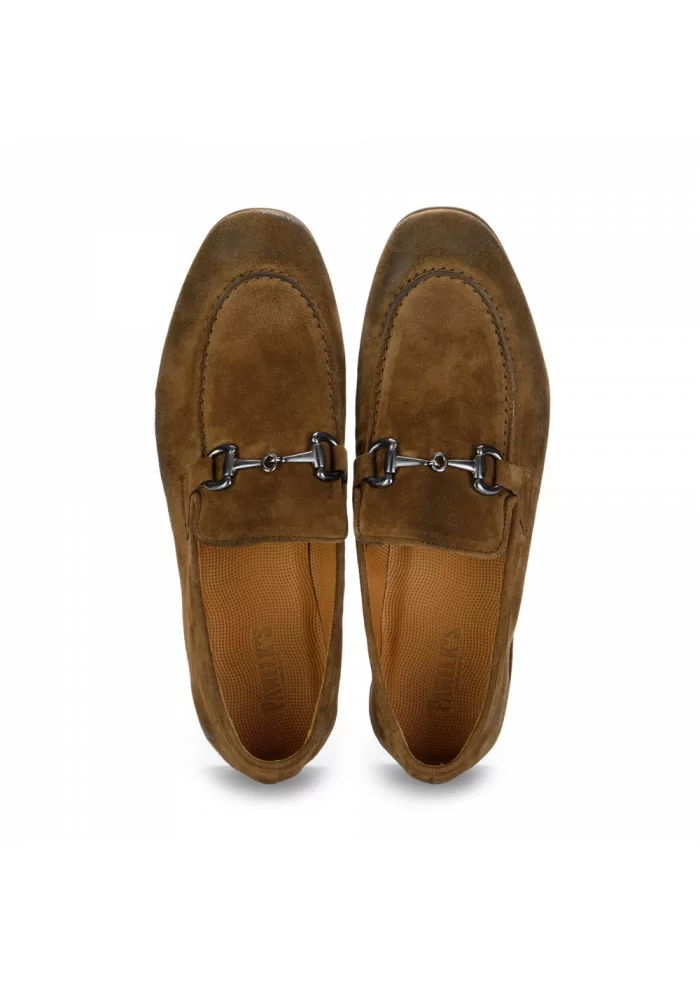 mens loafers pawelks camoscio lion brown