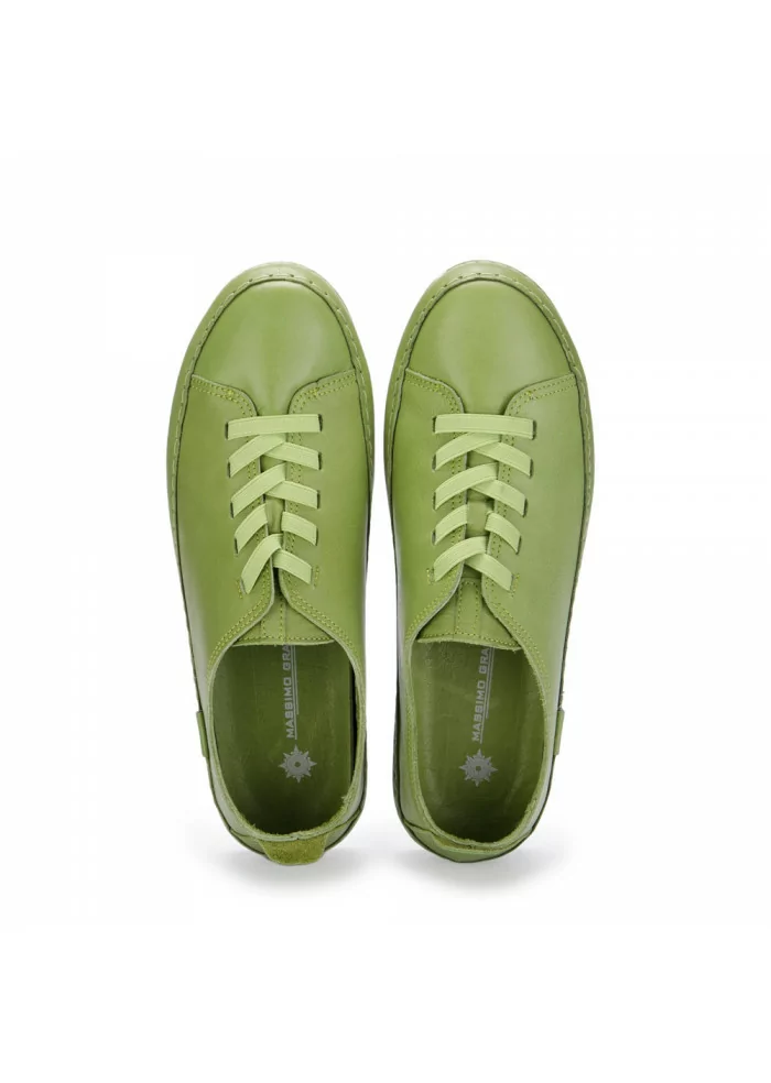 women's flat shoes massimo granieri green