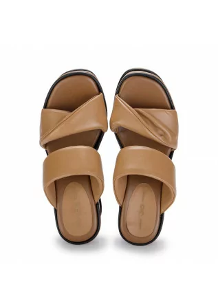 181 | WEDGE SANDALS TESSA NAPPA LEATHER BROWN
