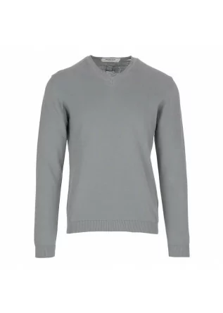mens sweater wool and co grey cotton