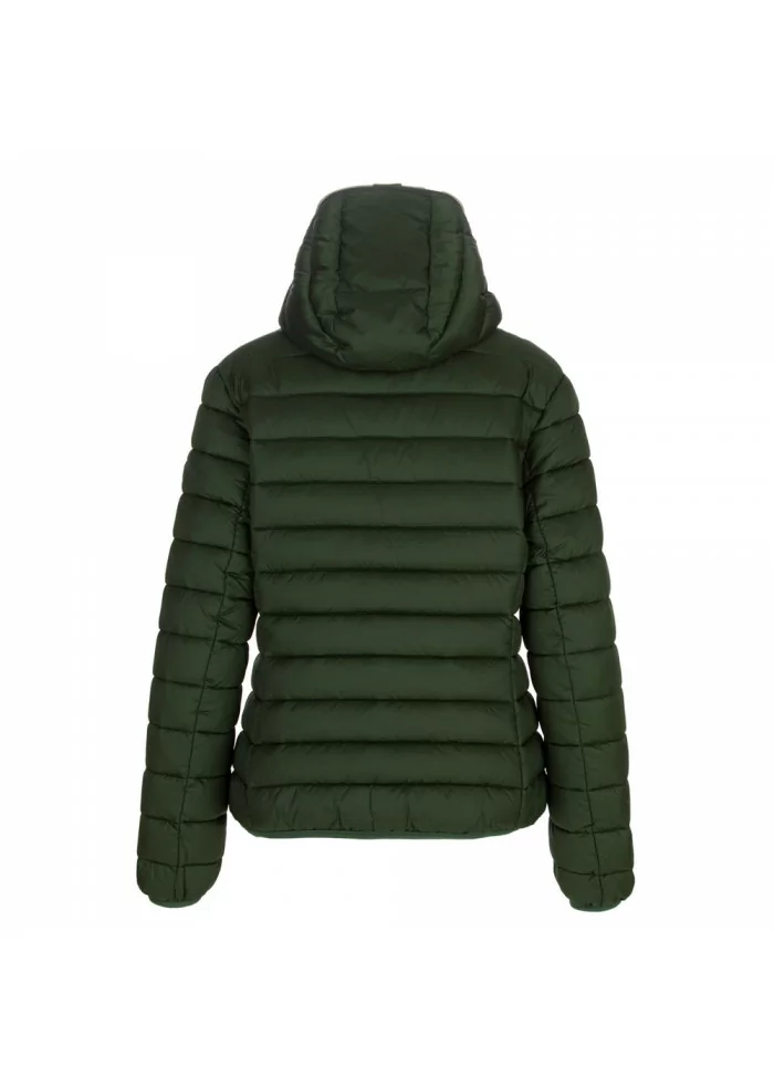 womens puffer jacket save the duck alexis green