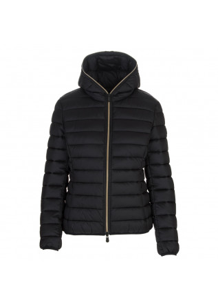 womens puffer jacket save the duck alexis black