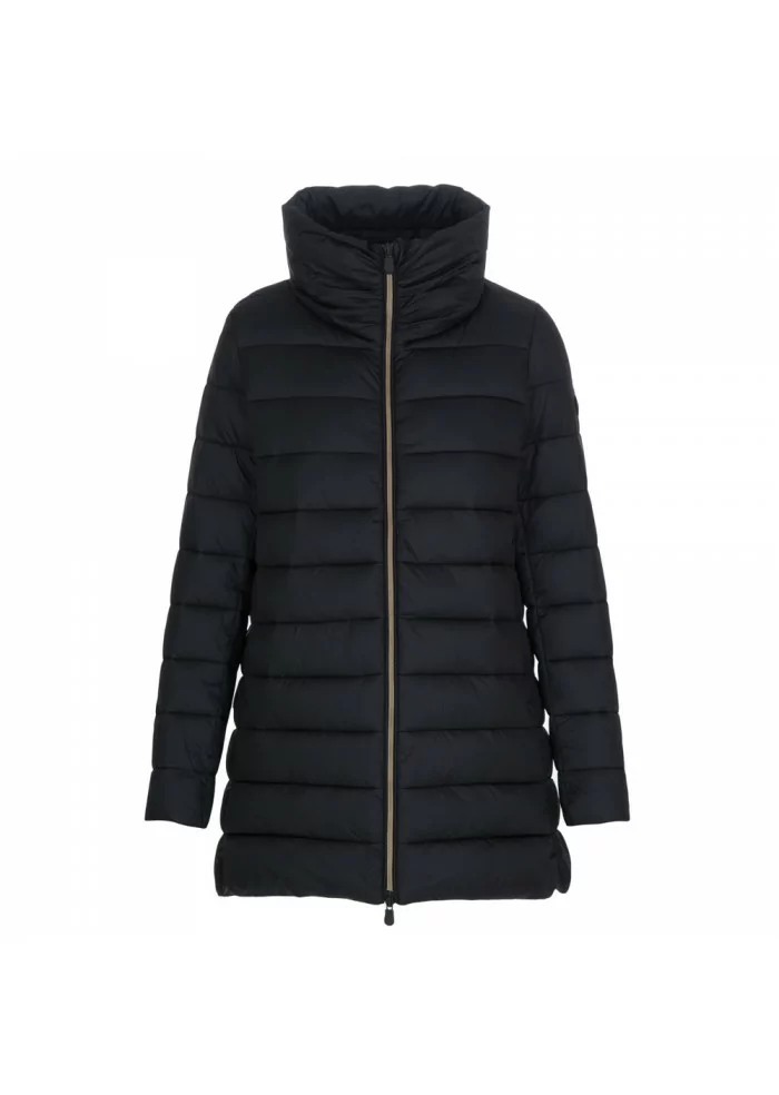 womens puffer jacket save the duck lydia black