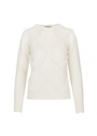 womens sweater cashmere island cortona white