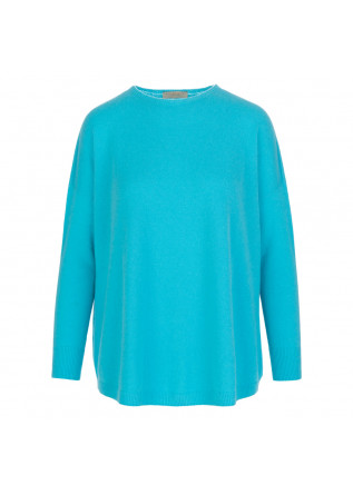 womens sweater cashmere island viareggio turquoise