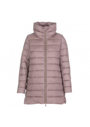 womens puffer jacket save the duck lydia pink