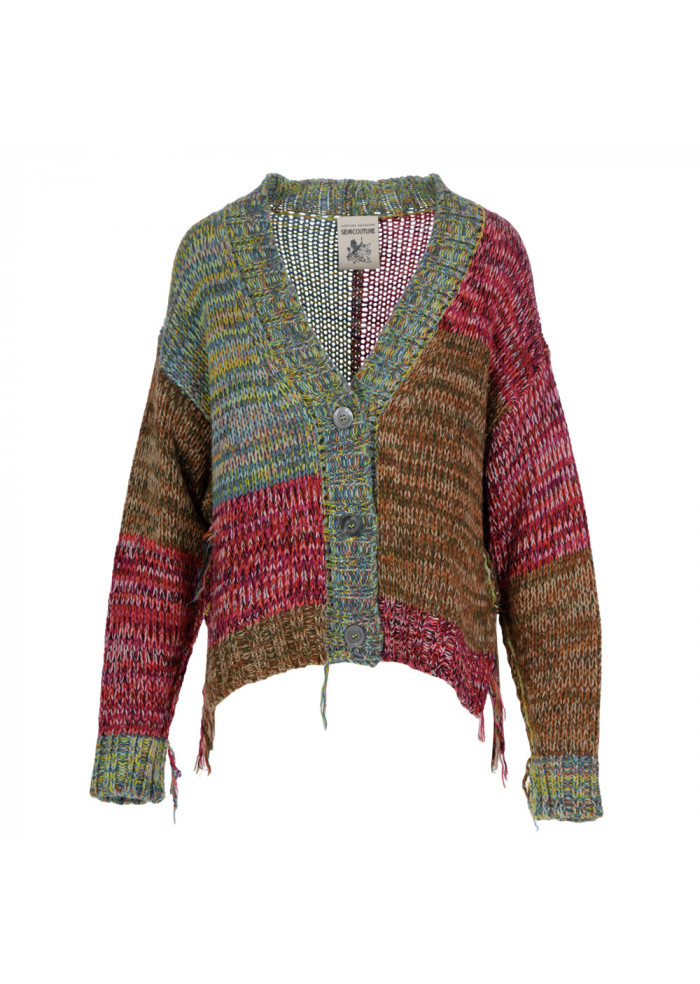 DERNA | WOMEN'S CARDIGAN SEMICOUTURE | Y2WE21 MX021 MULTICOLOR WOMEN'S CARDIGAN SEMICOUTURE | Y2WE21 MX021 MULTICOLOR