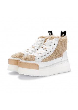 sneakers donna bng real shoes la dolly bianco beige