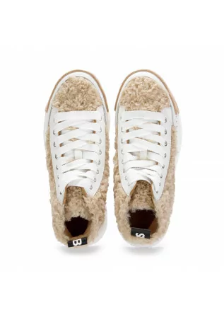 BNG REAL SHOES | SNEAKERS ALTA CON ECO-FUR "LA DOLLY" BIANCO