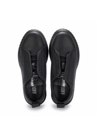 ANDIA FORA | SNEAKERS LINED IN LEATHER LIBI VELA BLACK