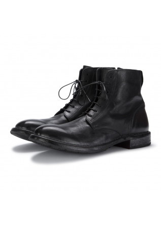 mens lace up ankle boots moma cusna black