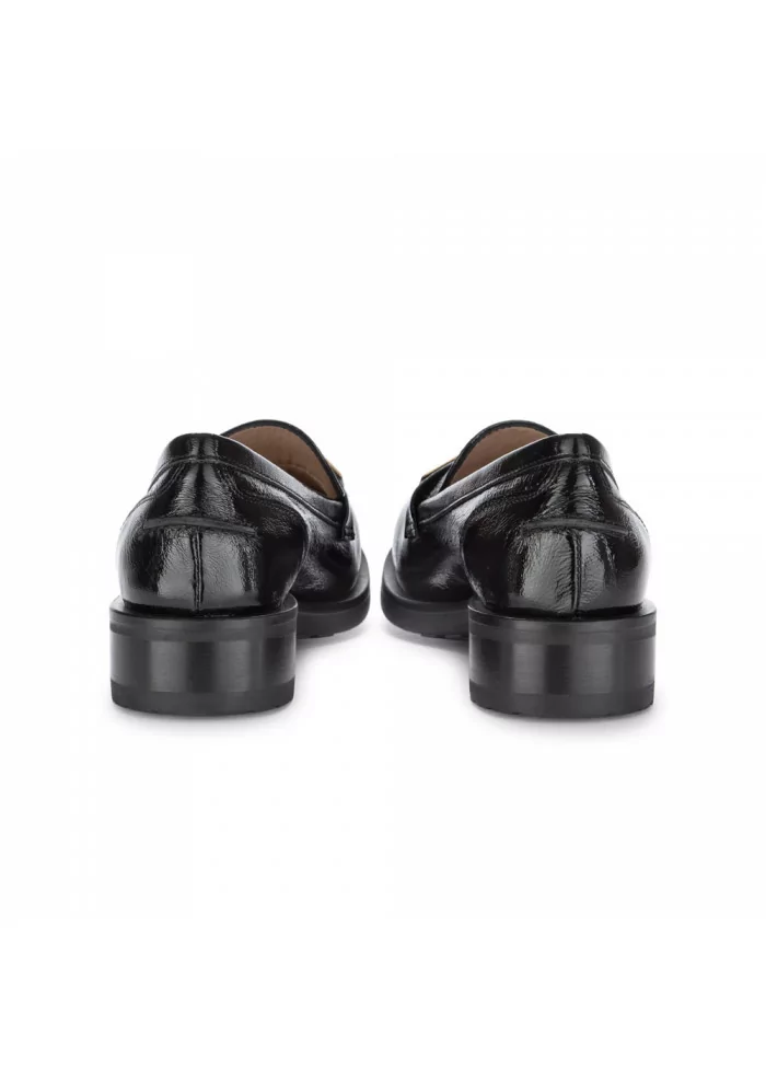 womens loafers il borgo firenze shiny black