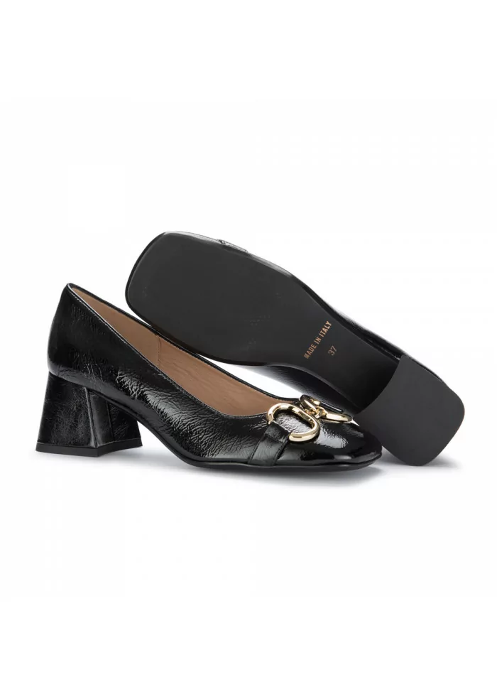 womens heel shoes il borgo firenze shiny black